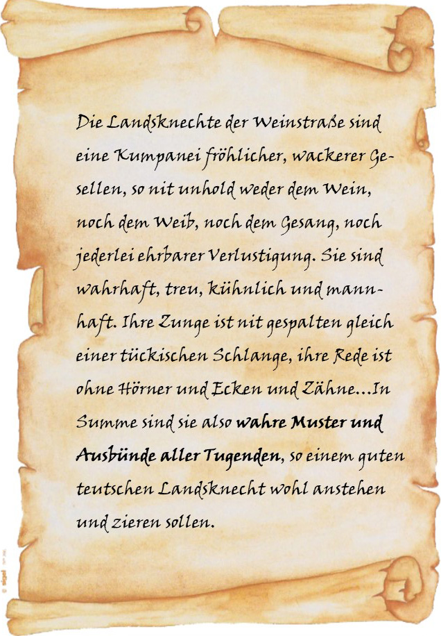 Eigenschaft Landsknechte